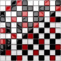 Badezimmer-Mosaik für Innenküche aus Glas - 30 x 30cm- The Rolling Stones