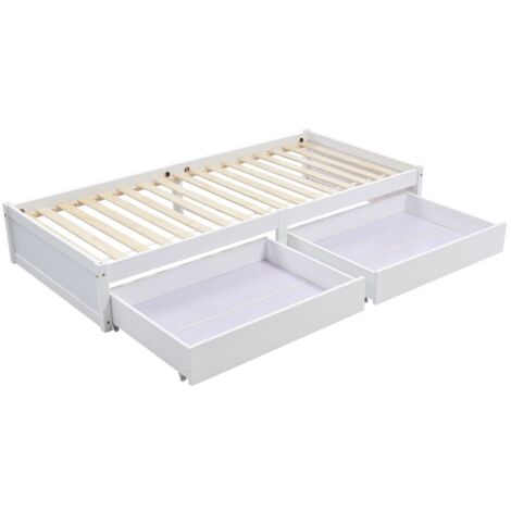 Lit cabane Lit enfant et ados 90 x 200 cm, cadre de lit en bois avec