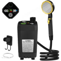 Monzana Doccia Da Campeggio Portatile 12V - Con Pompa Ad Immersione, Tubo 2m, Cavo 5m, Per Auto
