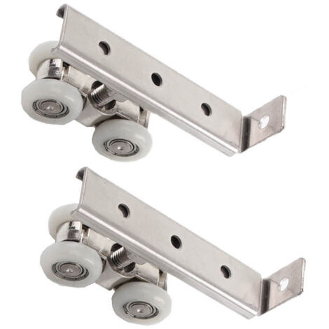 Roulettes de Chariot Simple, Double et Universel pour Coulissant et