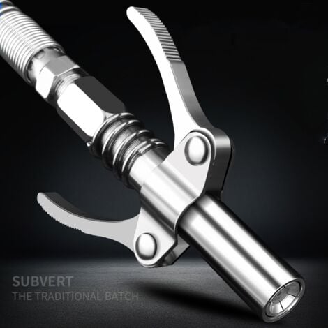 2X Coupler G Pour Pompe à Graisse - Avec Tuyau Flexible - Avec Tous Les Pistolets Graisseurs 18 Embout Pompe A Graisse Coupleur Pour Pompe A Graisse Raccord De Pistolet A Graisse Compatible 88536428