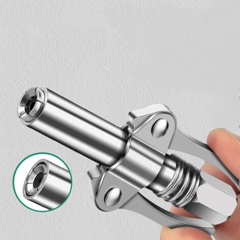 Embout Pompe A Graisse, Coupleur Rapide Pour Pistolet à Graisse Embout De Préhension Pour Graisseurs Coniques Et Tous Types De Pres - Auto
