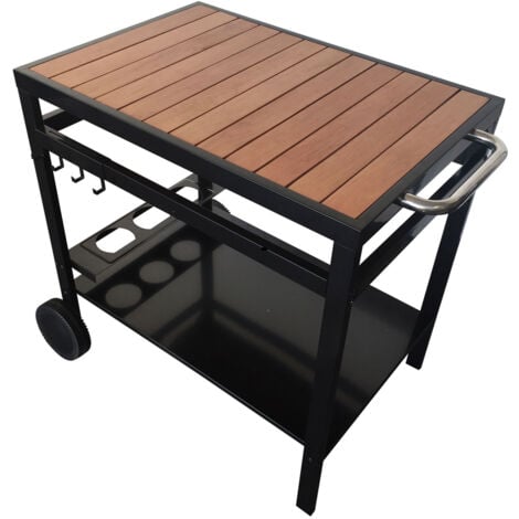 HAPPY GARDEN - Desserte AVEIRO noire pour plancha