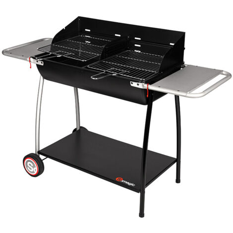 Barbecue portable au charbon de bois – Compact et léger – Cuisson authentique – Facile à nettoyer – Idéal pour espaces extérieurs – Somagic