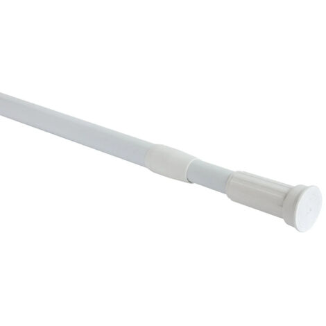 barre de rideau de douche 22mm 110x200 clipper blanc