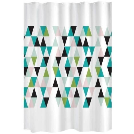 Rideau de douche kio tissu 180x200 multi (1/2)