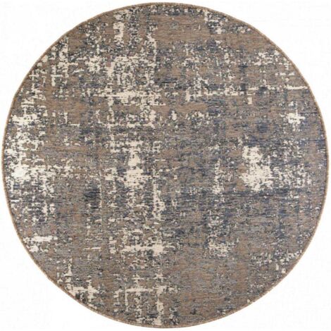VIVARAISE - Tapis extérieur Vivaraise Catania - Diamètre 200 cm - Gris - Polypropylène (1/4)