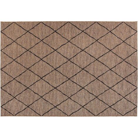 Tapis extérieur en polypropylène Allan naturel 290 x 200 cm (1/4)
