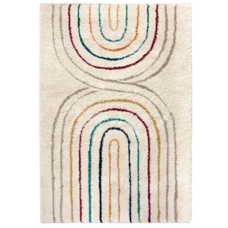 VIVARAISE - Tapis Vivaraise Zach - Tapis d'intérieur multicolore en polypropylène, 160 x 230 cm (1/5)