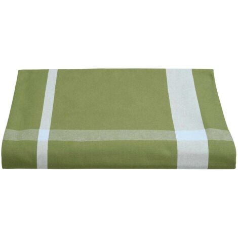 Nappe en coton bio La nonna pistacchio 160 x 350 cm (1/3)