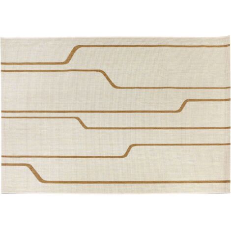 Tapis extérieur en polypropylène Damon naturel 290 x 200 cm (1/4)