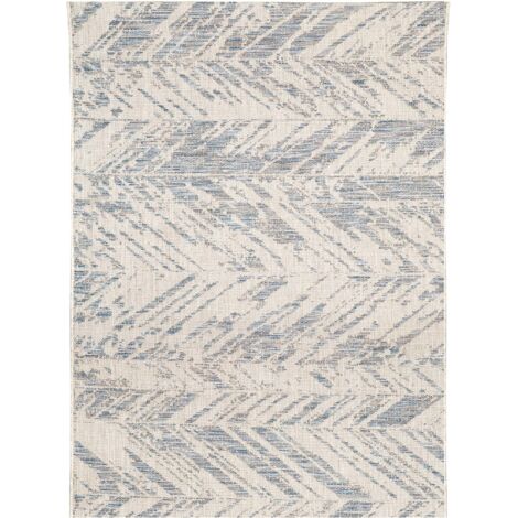 Tapis en polypropylène acier Evora 170 x 120 cm (1/4)