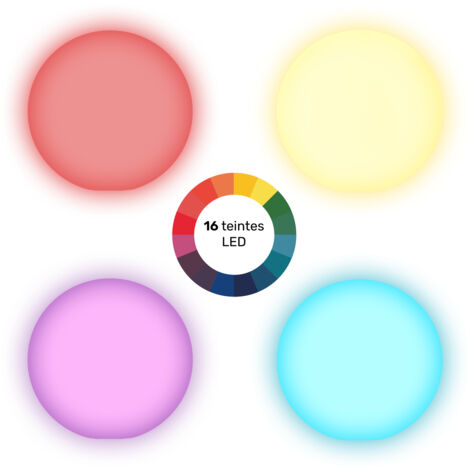 HAPPY GARDEN - Boule lumineuse LED Ø 30cm multicolore ADHARA