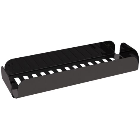 Lineabeta - Mensola doccia L.30 H.4 cm Filo in acciaio nero opaco