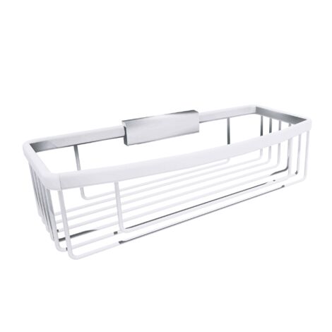 Portaoggetti Doccia Wenko - 26x54.5x11.5cm Bianco | In Polipropilene Per Bagno - Foto 11