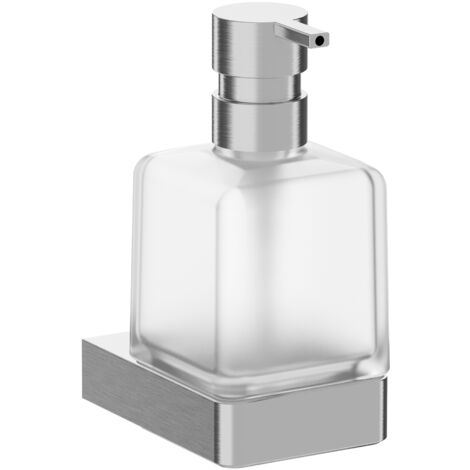 Inda - Dispenser sapone a muro Indissima acciaio spazzolato / (1/2)