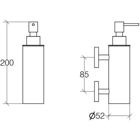 Set Grohe: Dispenser Sapone Con Supporto Essentials Cromo 40448001 + Gancio Baucosmopolitan Neutral 40461001