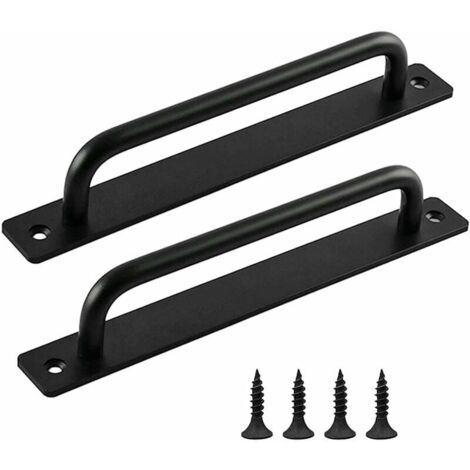 PRETYZOOM 2x Vintage Schiebetürgriffe - Metall Griffe Für Scheunentore & Schränke