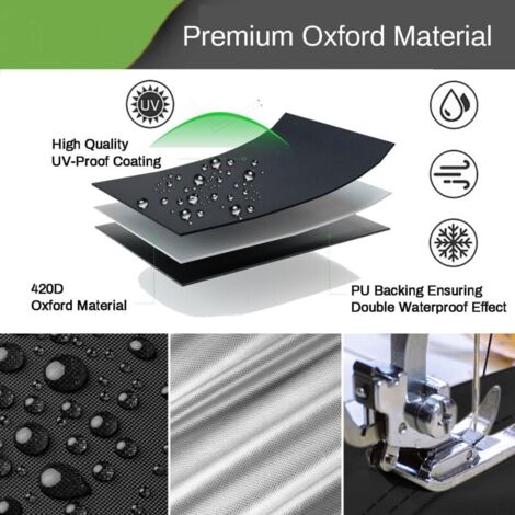 KDXAOBEI Housse Salon De Jardin Exterieur 150x150x85cm 420D