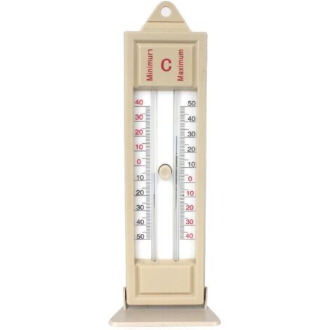 Sonnenblumen Thermometer Garten - Dekoratives Außenthermometer 33cm Ohne Batterie