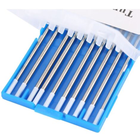 WIG Schweiß Wolfram Elektrode, 2,0 % Thoriated Rod (rot, EWTh20), 10er Pack (5/32 Zoll x 6 Zoll