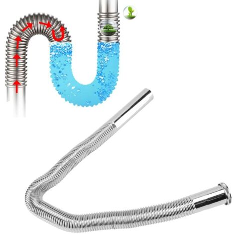 BricoLoco Flexibler Wasserschlauch 25 Cm – Edelstahl-Drahtgeflecht, Messing-Anschlüsse – Für WC, Waschbecken, Küche – Weiblich/weiblich