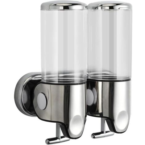 Katrin Seifenspender Schwarz - 500ml, Wandmontage