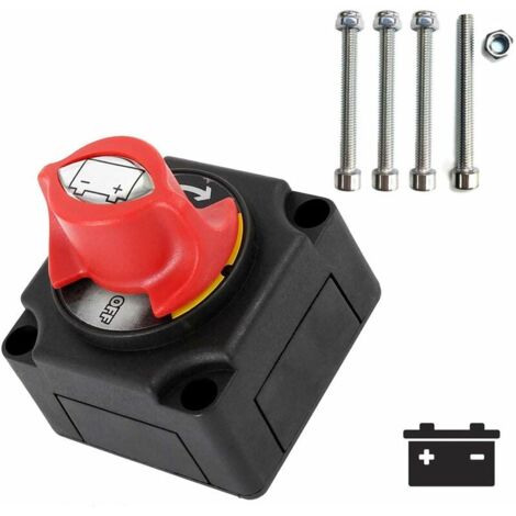 200A Batterietrennschalter 12-48V - Metall Trennschalter Für Auto, Wohnmobil, LKW