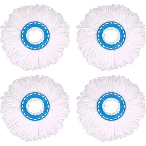 SKISUNO Mopp-Ersatzköpfe - 3 Stück Baumwoll Mopptücher Für Wischmopps