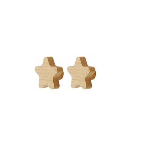 LABRIMP Massivholz Wandhaken Set - 6 Garderobenhaken Aus Buche