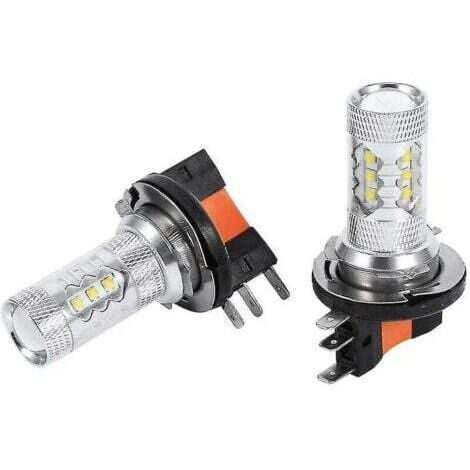 H15 80W LED-Lampen für Autoscheinwerfer, weiß, 2er-Pack
