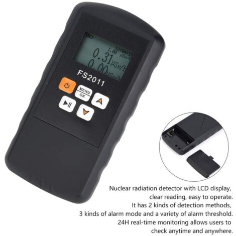 AGT Geigerzähler: Digitales Akku-EMF-Messgerät mit LCD-Display AGT Geigerzähler: Digitales Akku-EMF-Messgerät mit LCD-Display