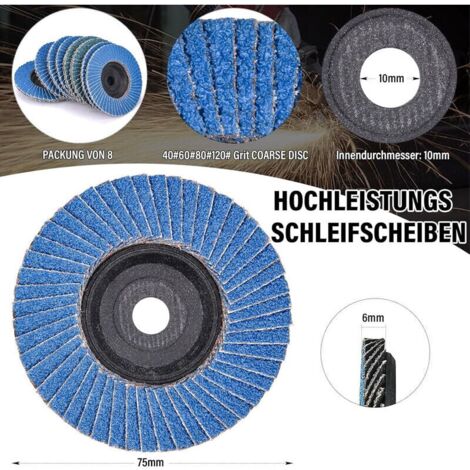 uxcell Schleifscheibe, 200 mm x 25 mm, 240er Körnung, Vlies, Polieren, Polieren, Polieren, Schleiftuch, Nylondraht, Ziehen, Schleifscheibe, für Edelstahl, Metall, Grün uxcell Schleifscheibe, 200 mm x 25 mm, 240er Körnung, Vlies, Polieren, Polieren, Polieren, Schleiftuch, Nylondraht, Ziehen, Schleifscheibe, für Edelstahl, Metall, Grün
