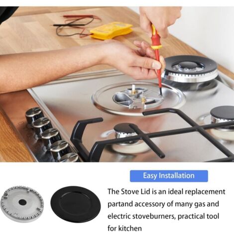 Juego De Tapas De Quemador Y Coronas De Llama Para Cocina De Gas Belling/Kenwood - Tamaño Pequeño/Mediano/Grande