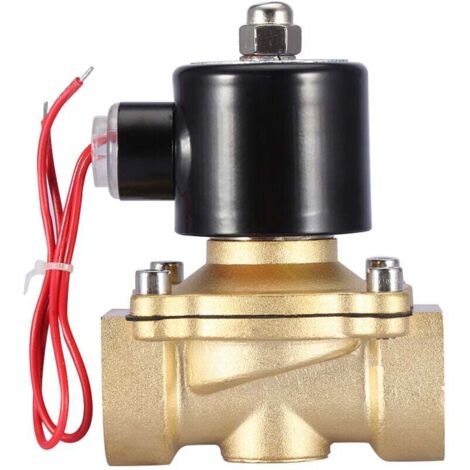 Válvula Solenoide Eléctrica De Latón De 1/4" 24 V CA, Normalmente Cerrada, VITON – U.S. Solid
