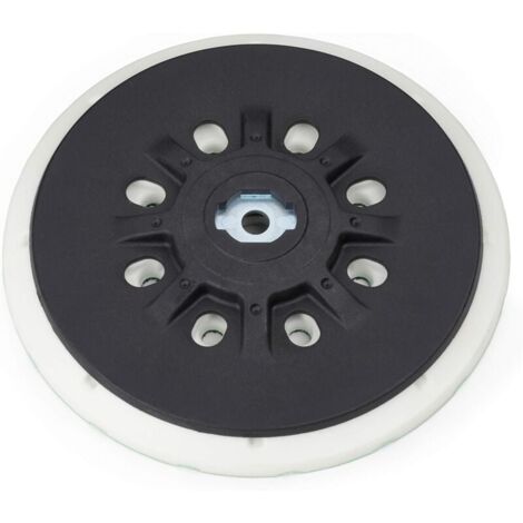 Plato Adhesivo Para Lijar Plato De Lijado De Velcro Para Amoladora Excéntrica - Diámetro 125 Mm - Para Pulir Y Lijar Plato Adhesivo Para Lijadora