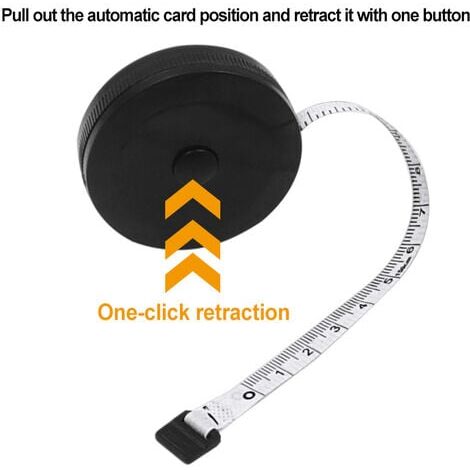 Cinta métrica de costura, cinta métrica suave de 60 pulgadas y 1,5 m, 2