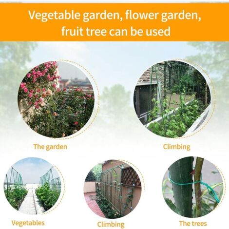 2 Bobines De Fil D'attache Pour Plantes - 50 M Chacune, Vert, Avec Coupe-fil Intégré, Pour Jardinage Et Fixation - 6