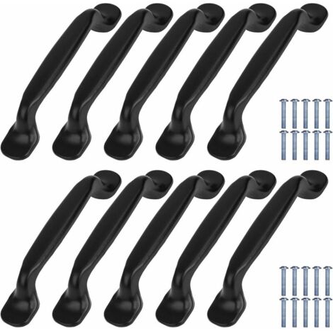 Tirador Para Puertas De Vidrio Con Tornillo - Aleación De Aluminio Para Baño, Cocina O Oficina