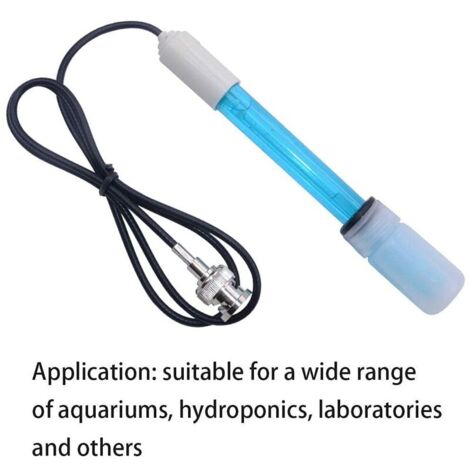Sensor De PH Para Acuario – Electrodo Impermeable ABS Alta Precisión – Conector BNC, Cable 2m