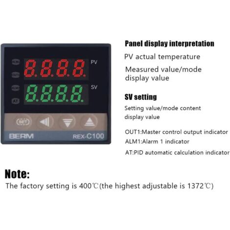 TERMOSTATO TEMPERATURA PID regolatore di temperatura digitale braccio