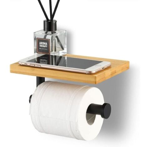 Portarrollos De Papel Higiénico Y Soporte Para Rollos De Papel Higiénico De Acero Inoxidable Moderno Organizador De Montaje En Pared Que Ahorra Espacio