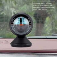 Inclinómetro Para Coche – Medidor De Pendiente E Inclinación De 360 Grados, Con Base Adhesiva, Fácil Instalación