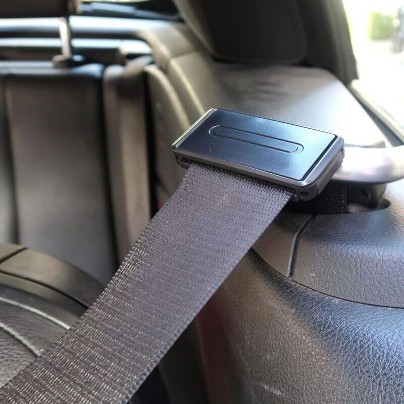 2 Clip Regolatore Cintura Di Sicurezza Auto - Adattatore Per Adulti E Bambini, Plastica ABS Nero - Foto 6