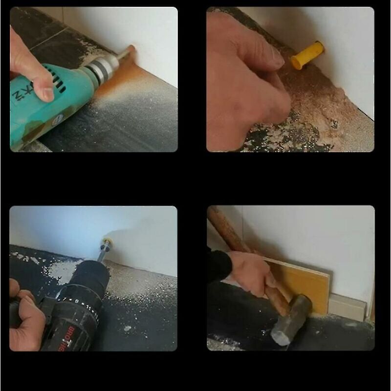 200 Chiodi Per Battiscopa A Doppia Testa - Senza Cuciture, Antitraccia, Con Attrezzo - Foto 2