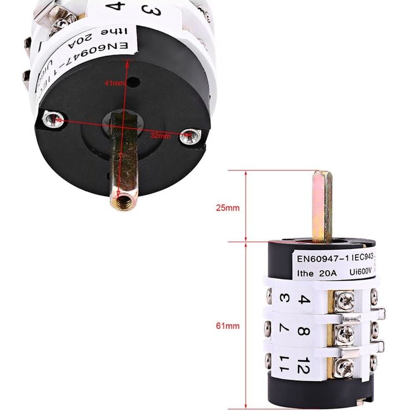 Interruttore A Pedale Per Smontagomme Kimiss 32A - 220V/380V, ABS, Retrocompatibile - Foto 2