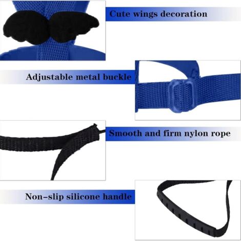 Pettorina E Guinzaglio Per Uccelli - Regolabile Anti-Morso, Per Pappagalli E Uccelli Di Taglia Media - Foto 10