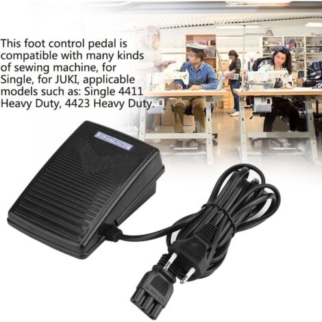 Pedale Per Macchina Da Cucire Universale - Controllo A Piede Con Cavo 1,5m - Sostituzione Per Pedali Danneggiati