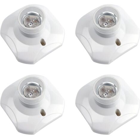 Lot De 16 Adaptateurs G24D Vers E27/E12 - Support D'Ampoule Universel En PBT - Pour LED, Halogène, Ampoules Classiques