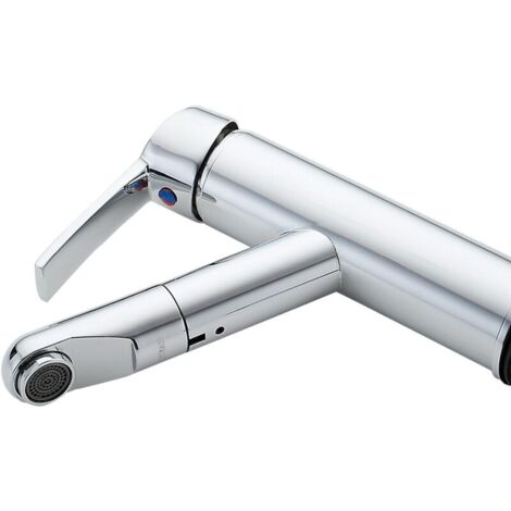 Paffoni Robinet lave-mains 1/2 pouce 1 trou de robinet Chrome brillant